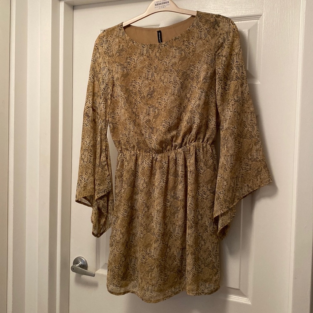 W118 by Walter Baker Eva Dress in Snake Skin - XS NWT
